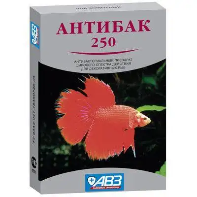 Купить Агроветзащита Антибак-250 антибактериальный препарат для рыб
