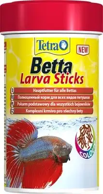 Купить tetra betta larva sticks корм для петушков и лабиринтовых рыб. палочки