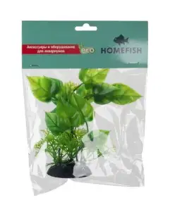 Купить homefish Филодендрон растение для аквариума пластиковое с грузом