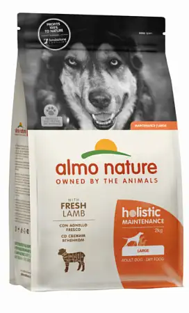 Купить almo nature holistic сухой корм для взрослых собак крупных пород со свежим ягненком и коричневым рисом