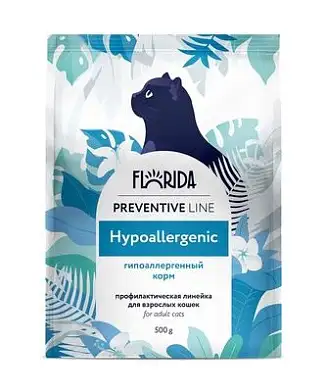 Florida Preventive Line Hypoallergenic сухой корм для кошек "Гипоаллергенный"