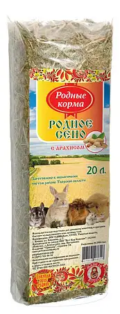 Купить Родные корма сено с арахисом для грызунов