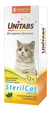 Neoterica Витаминно-минеральная паста для кастрированных котов и стерилизованных кошек Unitabs SterilCat