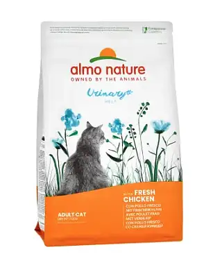 Almo Nature сухой корм для взрослых кошек для профилактики мочекаменной болезни (МКБ), со свежей курицей