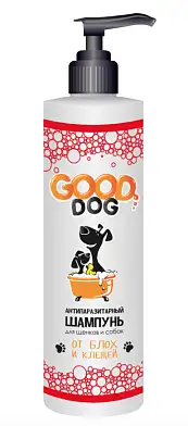 GOOD DOG Шампунь антипаразитарный для щенков, собак