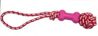 Homepet игрушка для собак: Косточка на веревке