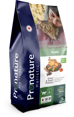 Купить pronature holistic Нордико сухой беззерновой корм для кошек всех возрастов с индейкой